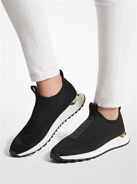 bodie logo tape mesh slip-on trainer